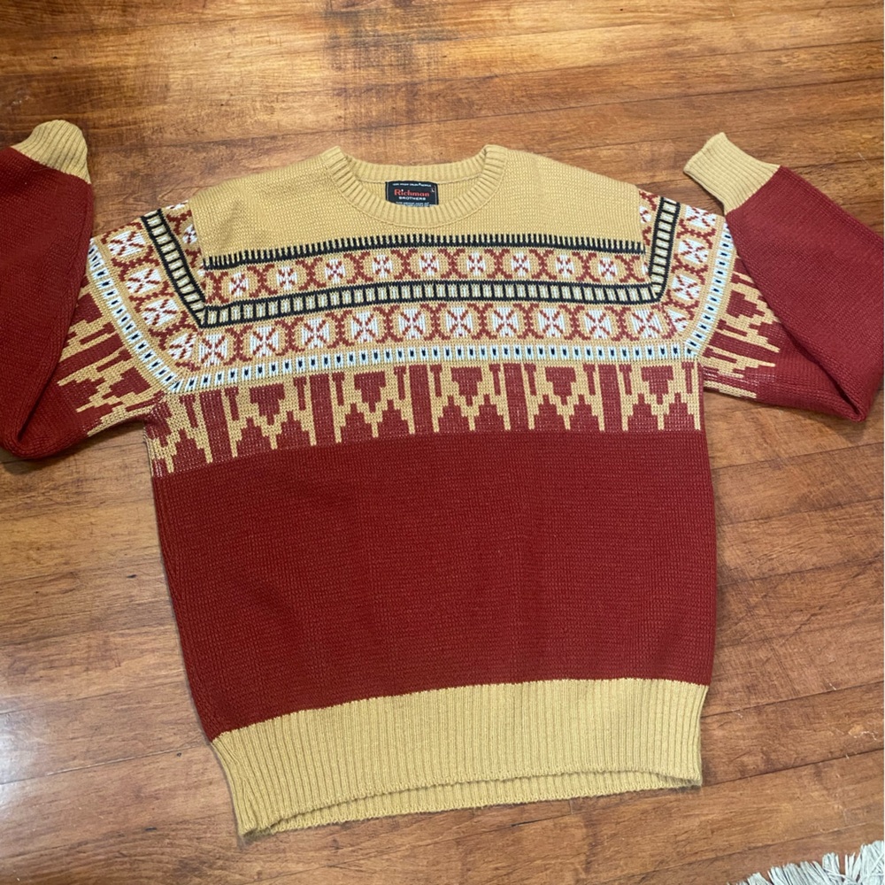 Vintage Sweater 100% acrylic Size M
